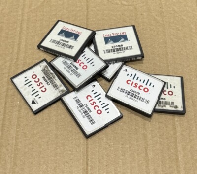 Scheda Di Memoria CompactFlash Cisco Originale 256MB, Usata E Testata, Singolo Pezzo