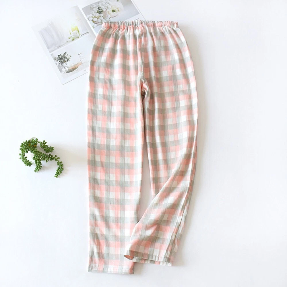 Plaid cotton pajama pants sale