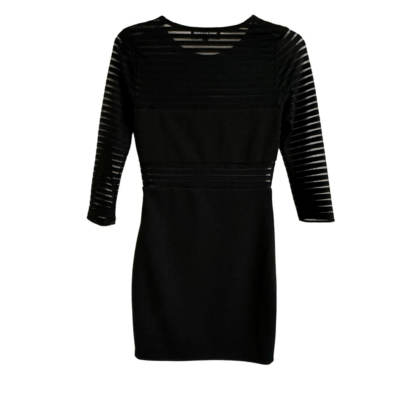 Lulus Perfect Mesh Black Bodycon Dress Size XS | eBay