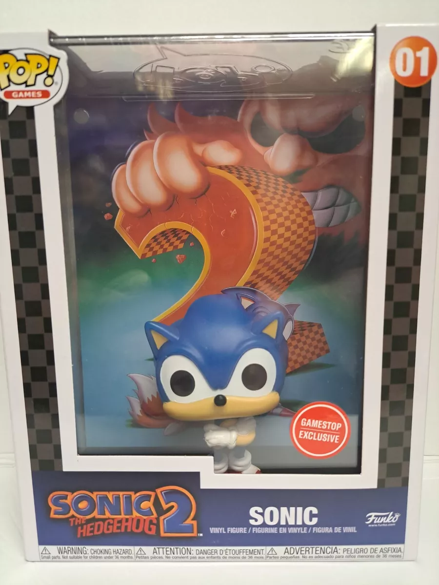 Funko Pop! Capa do jogo: Sonic The Hedgehog 2 figura exclusiva