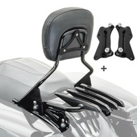 Sissybar + GepäCkträGer XB FüR Harley Davidson CVO Street Glide 14-19 Schwarz