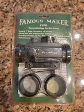 FAMOUS MAKER FM230 REVERSIBLE BASE RED DOT SCOPE. 