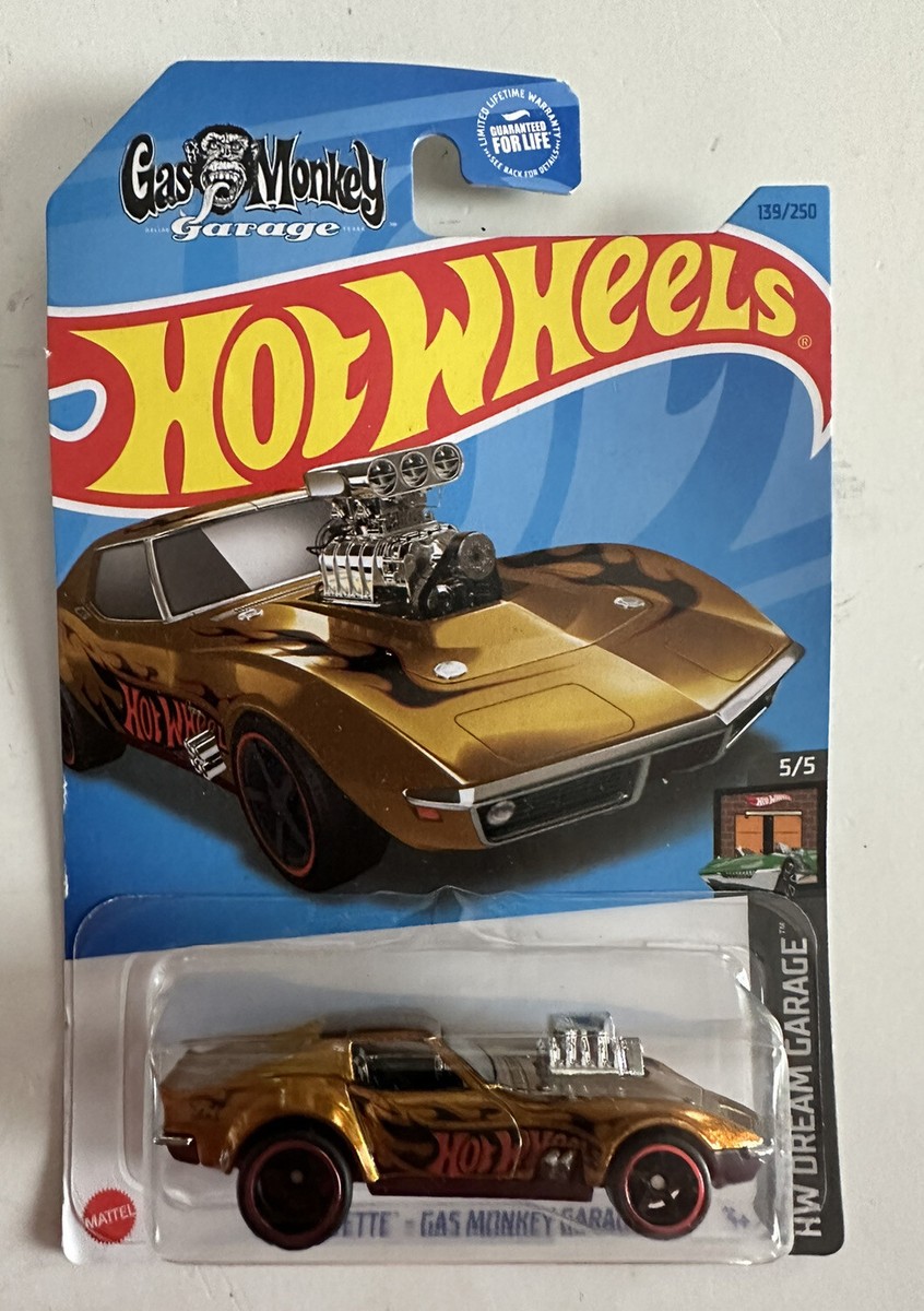 HOTWHEELS 2023 MODEL G CASE '68 CORVETTE GAS MONKEY SUPER TREASURE