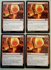 4x Volcanic Geyser M21 Core Set 2021 MTG Magic The Gathering NM