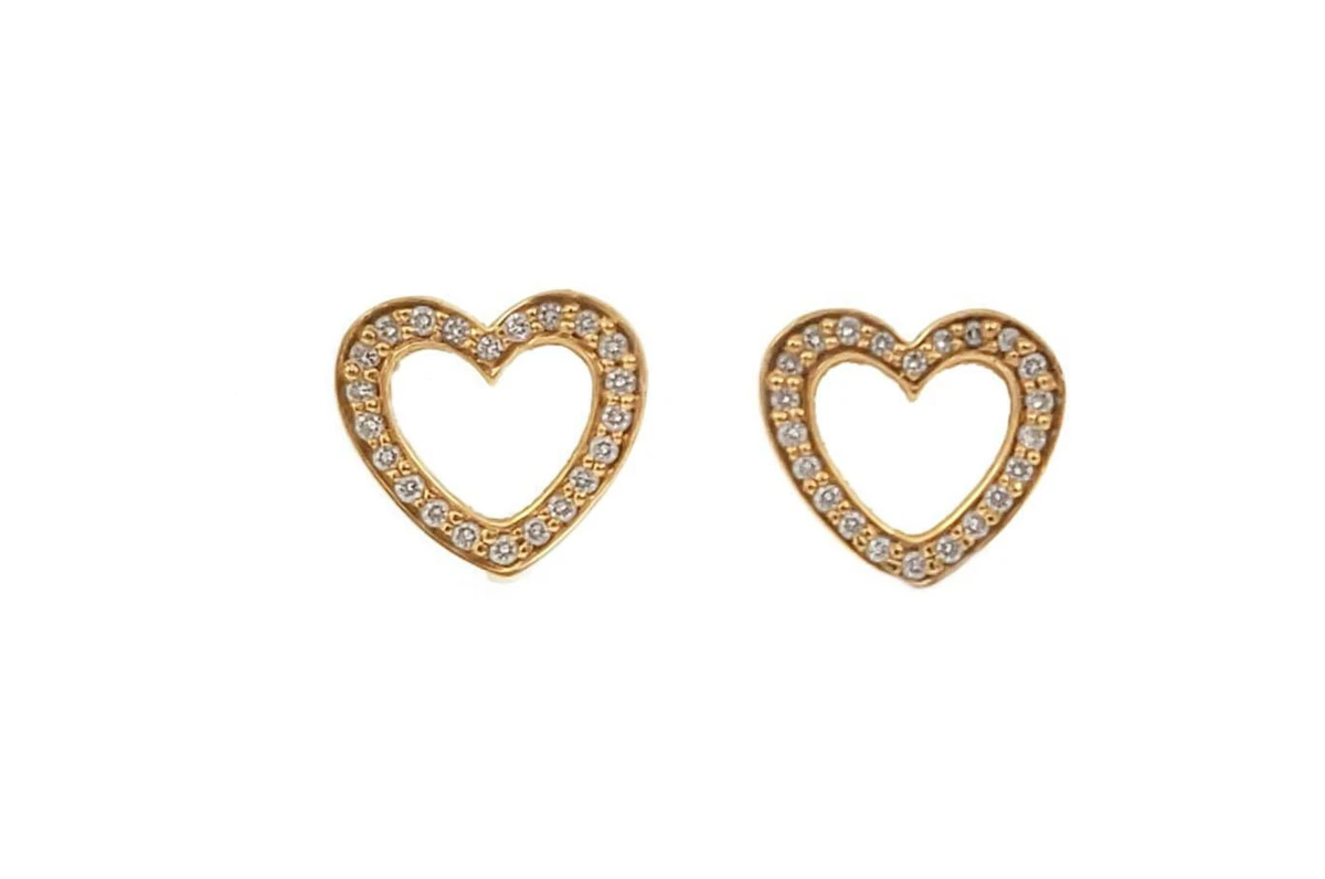 Rose gold diamond earrings tiffany deals