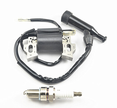 Ignition Coil & Spark Plug for Apache AGG3500 AGPW2700 PCM170 AGAC250 AGWP30