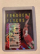 russell westbrook purple explosion frequent flyer sp 2020-21 panini hoops