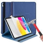 For iPad (A16) 11th Gen 11'' Case Leather Rotating Stand Cover/ Screen Protector
