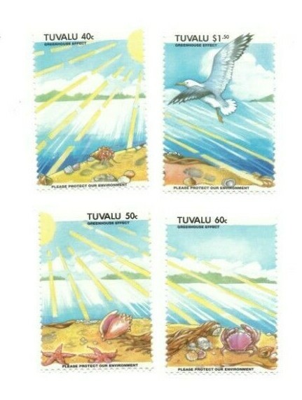 Tuvalu 1993 SC 649-52 - Greenhouse Effect - Set of 4 Stamps - MNH