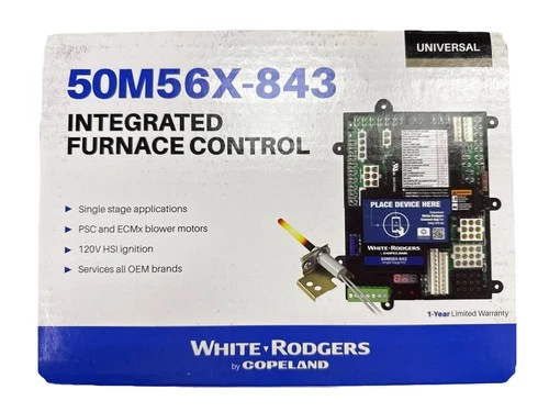 White-Rodgers 50M56X-843 Integrated Furnace Control Board, Universal Replacement