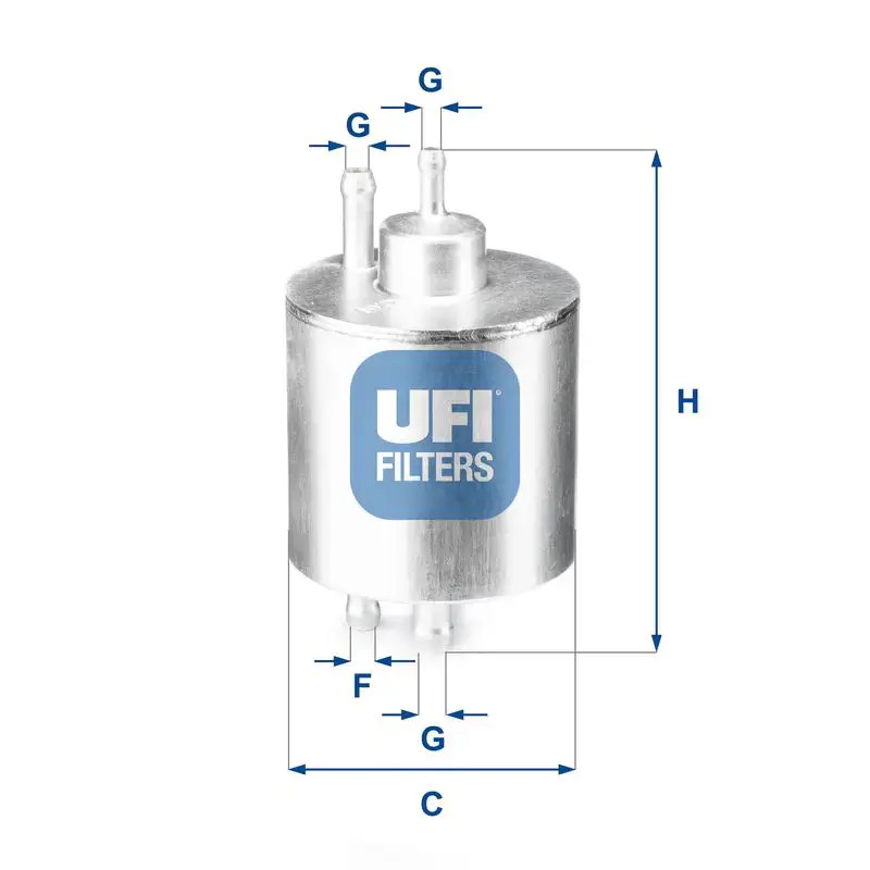 Fuel filter Filter Insert 31.834.00 UFI for MERCEDES-BENZ A-CLASS VANEO