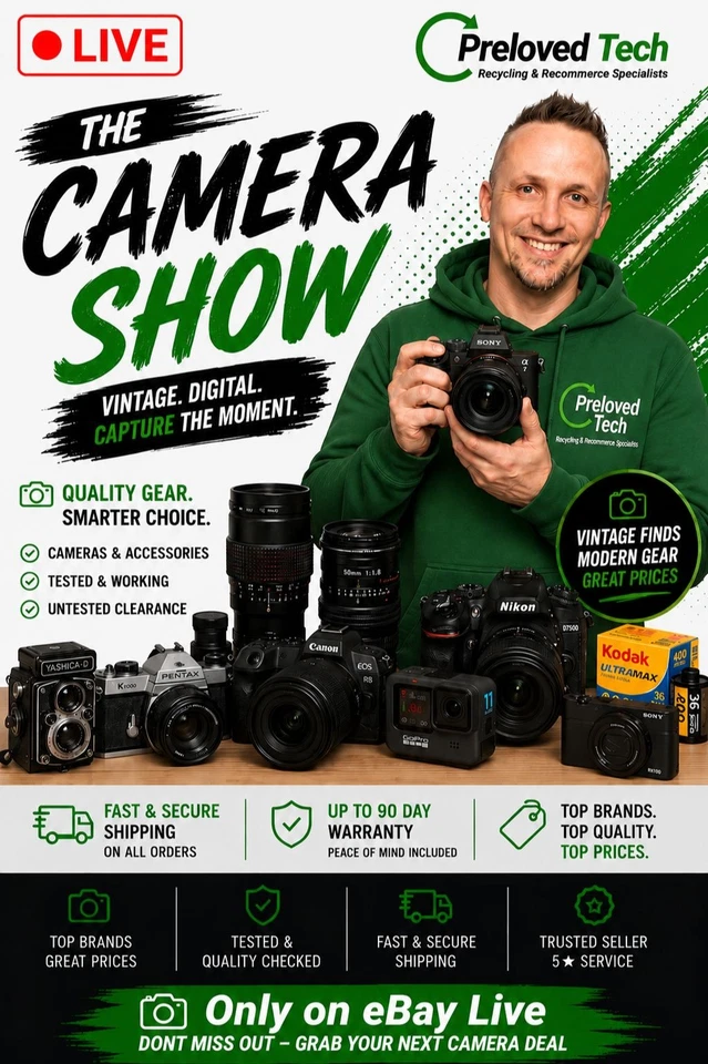 📸 The Camera Show LIVE | Vintage & New Cameras, Lenses & Accessories