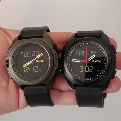 Nixon The Ripley Digital Analog Black Dials A1267-1089 and A1267-008 Men's Watch
