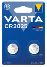 2x Varta CR2025 CR 2025 DL2025 Lithium 3V Batteries Coin Cell Longest Expiry UK