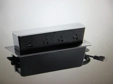 Link2Home 3-Outlets Space Saver Pop Up Socket, Receptacle Power Cover