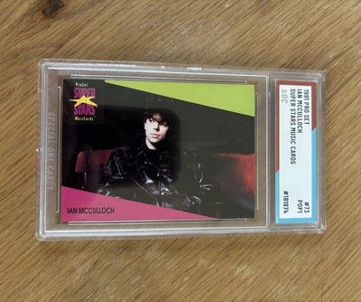 #ad Pro Set 1991 Super Stars Musicards Special One Cards #73 Ian McCulloch $35.00