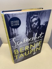 Bernie Taupin Signed Scattershot Elton John 1st Edition Hardback