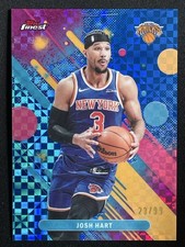 Josh Hart 2025-26 Topps Finest Common Blue X-Fractor /99 #28