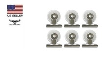 6 Pack Round Magnet Clips Strong Heavy Duty for Whiteboard Fridge Locker Office