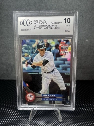 New ListingTopps Aaron Judge #NTCDG-1 2018 National Baseball Card Day BCCG 10 Yankees