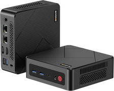 E4 Mini PC, Mini Computers with AMD Ryzen 5 3550H, 16GB DDR4 512GB Pcie SSD, Dua