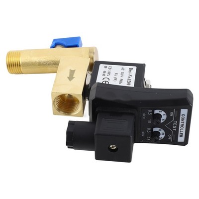G1/2 DN15 Automatic Electronic Timed Drain Valve For Air Compressor Condensate