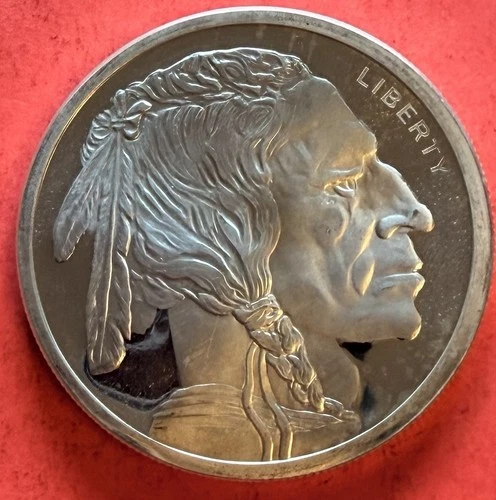 1 oz. Golden State Mint Silver Round Buffalo Design .999 Fine