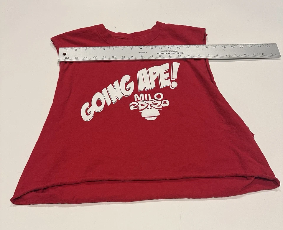 Going Ape Milo 2020 红色。  长袖方格恤衫 请参阅图片。 — 第 3/4 张图片