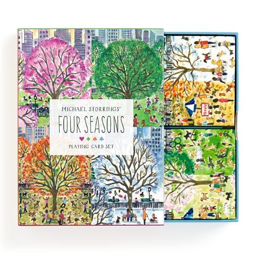Набор игральных карт Galison Michael Storrings Four Seasons (Четыре сезона) (ИМПОРТ из Великобритании)