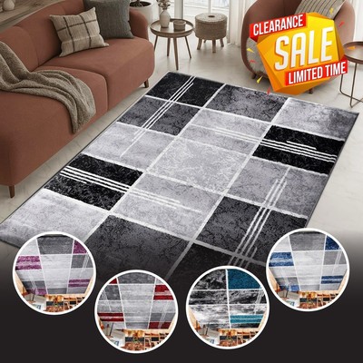 Premium Vorleger Läufer Teppich Flur Wohnzimmer Schlafzimmer Teppich Fußmatte
