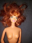Vintage Barbie MIDGE Doll Red Hair Freckles 1985 Head Bent Arms