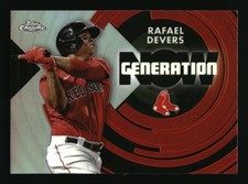 2022 Topps Chrome Update Series Generation Now Rafael Devers #GNC-17 Red Sox