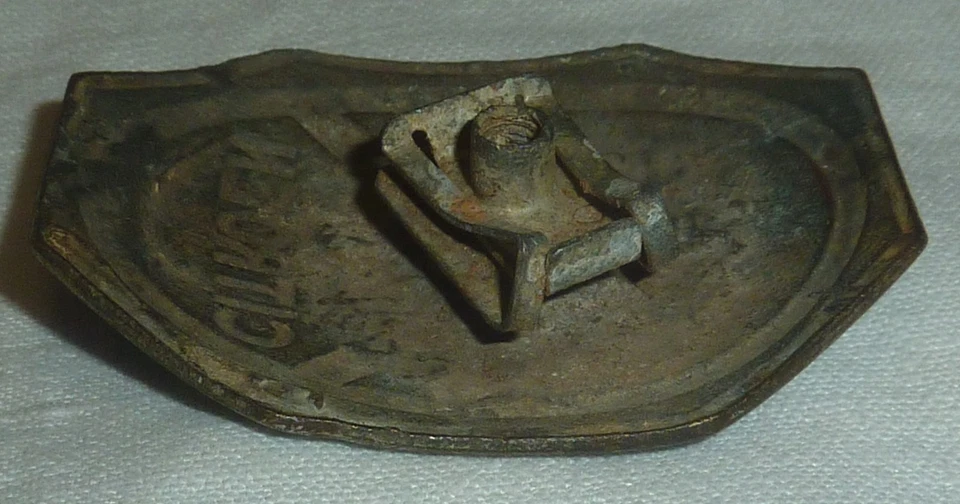 véritable rare ancienne insigne émaillée cocarde badge citroën mascotte no copy - Photo 4/4