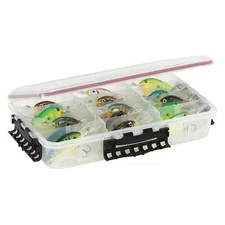 Plano 374310 Adjustable Compartment Box With 4 To 15 Compartments, Plastic, 3"