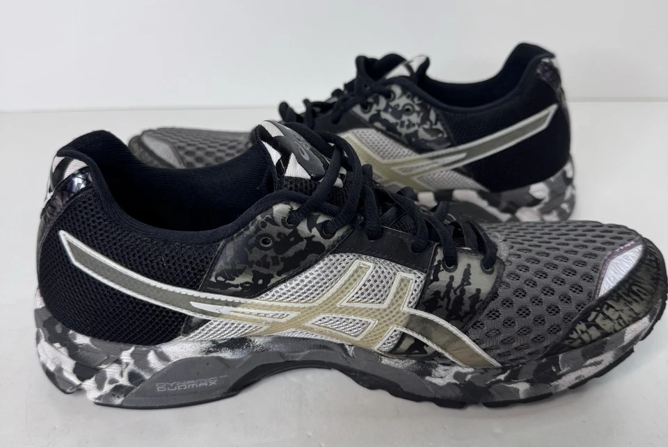 Asics Gel-Noosa Tri 8 Zapatos Para Hombres Talla 10 EE. UU. Negro Gris Tenis para Correr T306N Foto 4 de 4