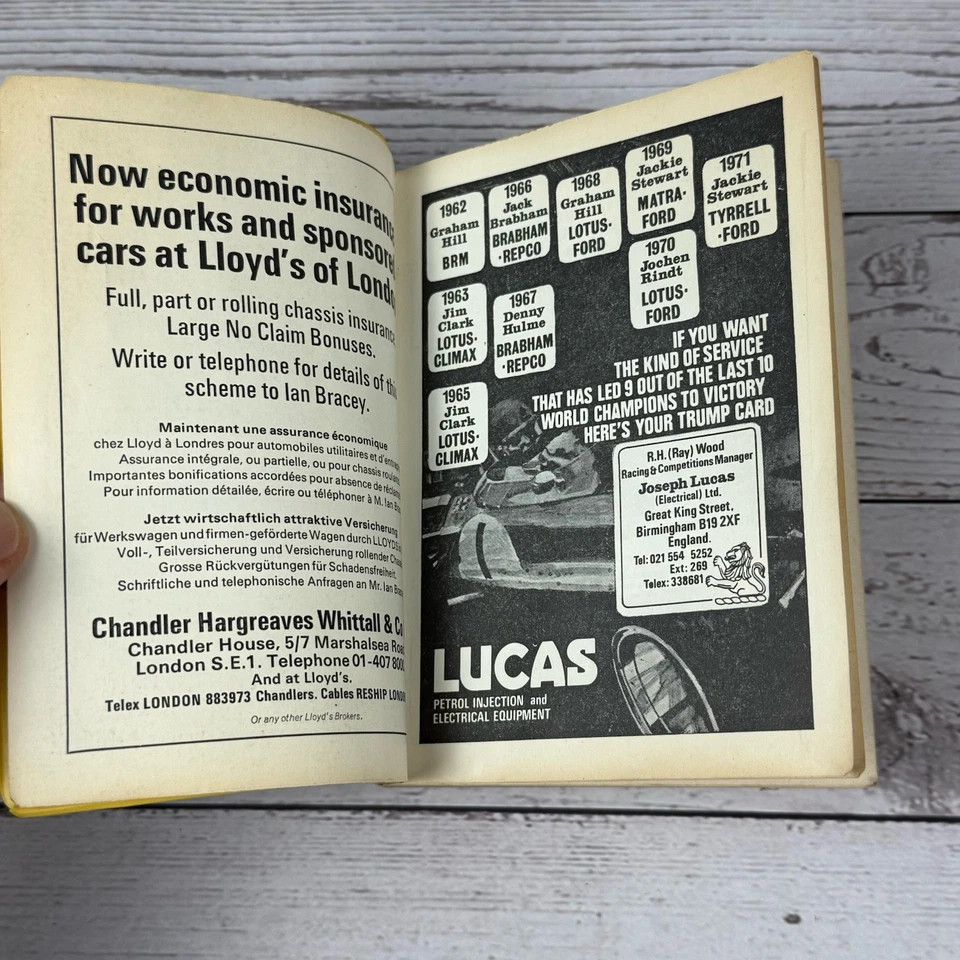 1972 FIA Year Book of Automobile Sport | Italian, German, English, French - Image 3 of 4