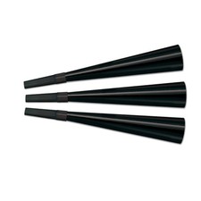 Beistle Black Foil Horns Metal 9 inch SET OF ...