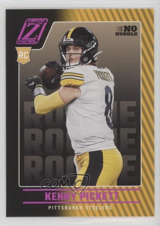 2022 Panini Zenith Rookies No Huddle Kenny Pickett #101 Rookie RC 1by6