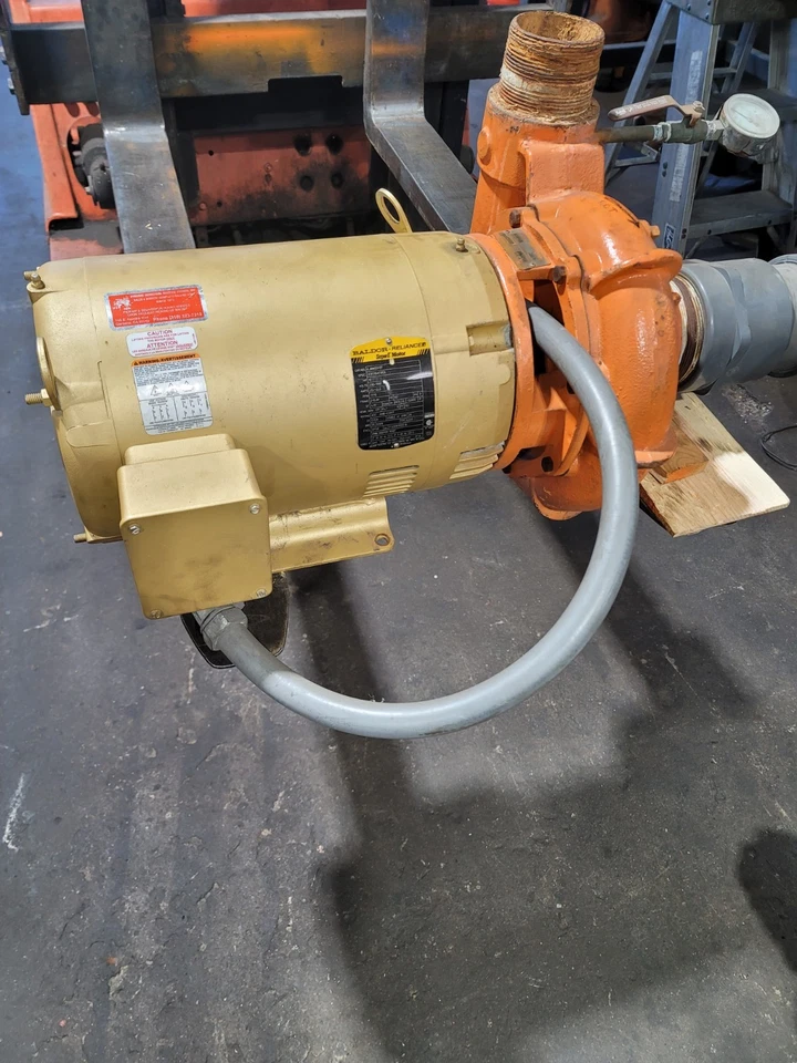 Berkley 10 H.P. 3/220-460V 1800 RPM, 封闭耦合离心循环泵 — 第 2/4 张图片