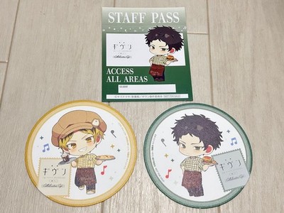 KISKA Shoji Keigo Uno Gavun Suppara Collab Cafe Coaster Card