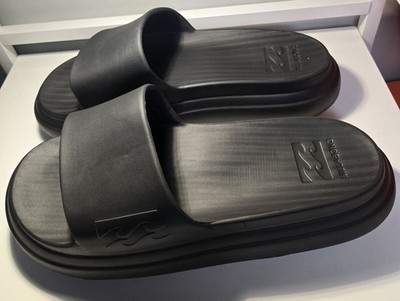 Billabong Girls Black Slides Size 11 
