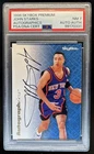 1996-97 Skybox Premium John Starks Autographics Black Ink Auto PSA 7 Authentic