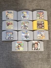 New ListingNintendo 64 Game Selection 11 Games Including Mario, Dunking Kong, Zelda, More