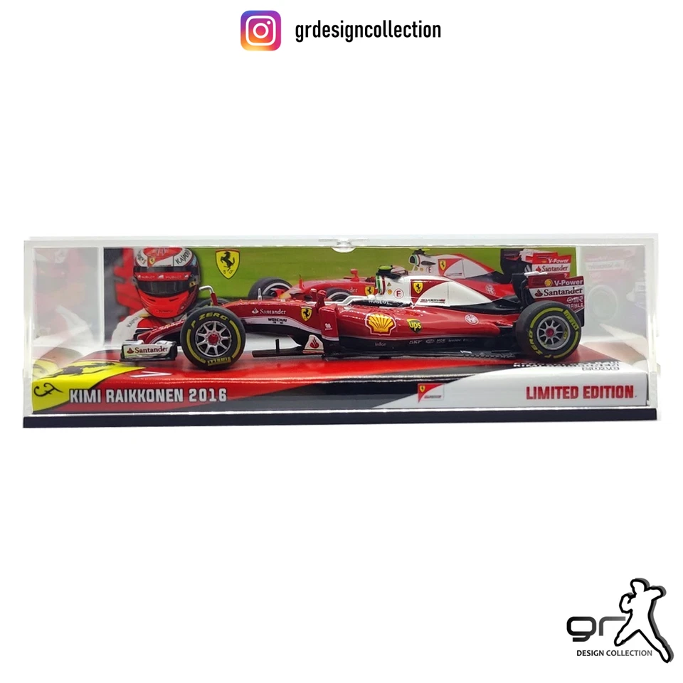 Kimi Raikkonen - Ferrari SF16-H - F1 GP 2016 / Altaya - IXO / 1:43 - Immagine 2 di 4
