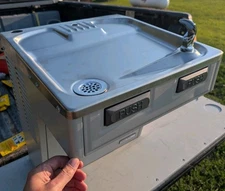 HALSEY TAYLOR Water Cooler Drinking Fountain Wall Mounted HTHBHACG8NF_1D, NEW!