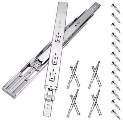 14 inch Drawer Slides 4 Pairs (8pcs) Soft Self Close Full Extension Ball Bear...