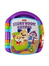 Laugh Learn Storybook Fisher Price Rhymes-Numbers Letters Book Lights Up Sings