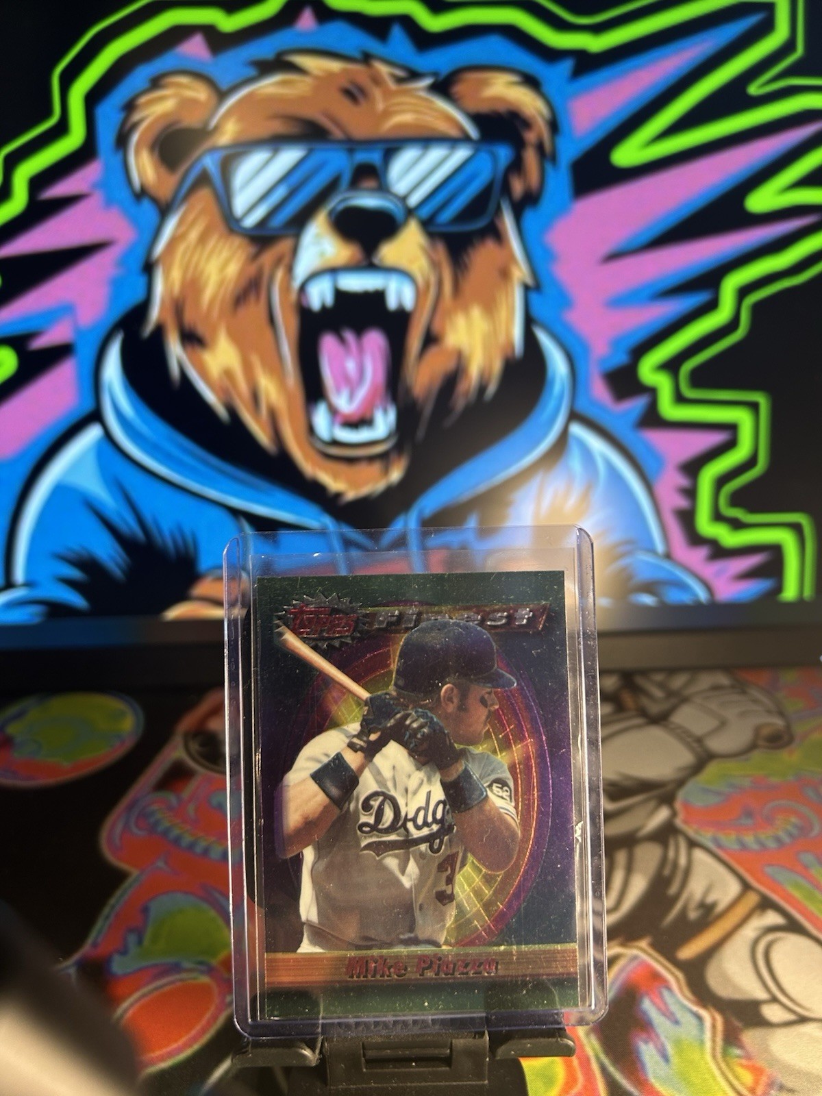 1994 Topps Finest - Mike Piazza #1 Refractor