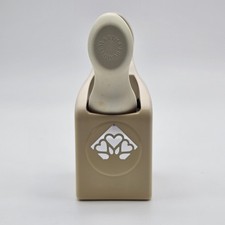 MARTHA STEWART CRAFT 3 HEARTS CORNER PAPER PUNCH SCRAPBOOKING DISC/HTF