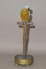Alter Elastolin Papagei um 1930 Massefigur